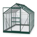 STEKLEN RASTLINJAK VITAVIA PLANET 6200 ESG 3MM, 1,95X3,21M SMARAGDNA - RASTLINJAK+ OKVIR ZA TEMELJ