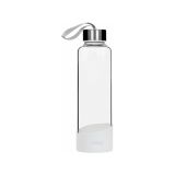 STEKLENICA ZA VODO DOMY 600 ML BEL SILIKON