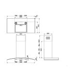 STENSKA KUHINJSKA NAPA FABER RAY SRM LED X/V SN A60