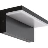 STENSKA VRTNA SVETILKA RABALUX ZARAGOZA 10W L21CM ČRNA