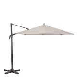 SENČNIK NATERIAL STRAN. AVEA LED D290 RJAV ALU, JEKLO 200G 8 KOTNI