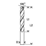 SVEDER DOLGI HSS DIN 340 BOSCH 3.0X66/100 MM HSS-G