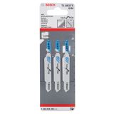 LIST VBODNE ŽAGE BOSCH T 118 GFS 3-DELNI KOMPLET