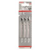 LIST VBODNE ŽAGE BOSCH T 301 CDF 3-DELNI KOMPLET