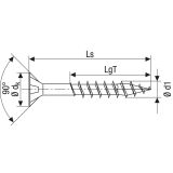 RF UNIVERZALNI VIJAK SPAX T-STAR A2 4.5X40 ZAV=75KOS