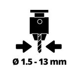 NAMIZNI VRTALNI STROJ EINHELL TC-BD 450