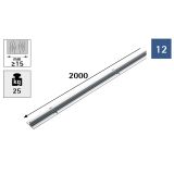 VODILO ZA DRSNA VRATA HETTICH DIY SLIDELINE 12, 2000 MM, ALUMINIJ