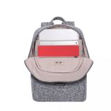 TORBA/NAHRBTNIK RIVACASE ZA PRENOSNIK SIVA 13,3"