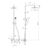 TUŠ SISTEM DEANTE SET ARNIKA NAC 01QK