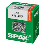 UNIVERZALNI VIJAK SPAX TX 3.5X20 WIROX A2F V ZAVITKU 300 KOS