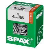 UNIVERZALNI VIJAK SPAX TX 4.5X45 WIROX A2F V ZAVITKU 75KOS