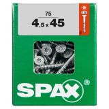 UNIVERZALNI VIJAK SPAX TX 4.5X45 WIROX A2F V ZAVITKU 75KOS