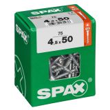 UNIVERZALNI VIJAK SPAX TX 4.5X50 WIROX A2F V ZAVITKU 75KOS