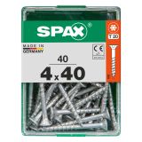 UNIVERZALNI VIJAK SPAX TX 4X40 WIROX A2F V ZAVITKU 40KOS