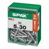 UNIVERZALNI VIJAK SPAX TX 5X30 WIROX A2F V ZAVITKU 50 KOS