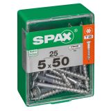 UNIVERZALNI VIJAK SPAX TX 5X50 WIROX A2F V ZAVITKU 25KOS