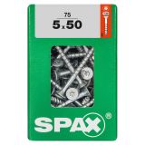 UNIVERZALNI VIJAK SPAX TX 5X50 WIROX A2F V ZAVITKU 75KOS