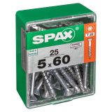 UNIVERZALNI VIJAK SPAX TX 5X60 WIROX A2F V ZAVITKU 25KOS