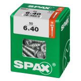 UNIVERZALNI VIJAK SPAX TX 6X40 WIROX A2F V ZAVITKU 50 KOS