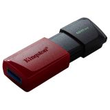 USB KLJUČ KINGSTON 128GB DT EXODIA M 3.2 GEN1, ČRNO RDEČ