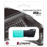 USB KLJUČ KINGSTON 256GB DT EXODIA M 3.2 GEN1, ČRNO ZELEN,