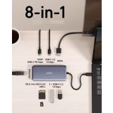 USB RAZDELILEC (HUB) ANKER 8IN1 USB-C PD HUB