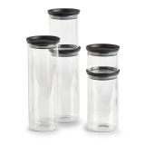 POSODA ZA SHRANJEVANJE ZELLER PRESENT 1650 ML STEKLENA S PLASTIČNIM POKROVOM