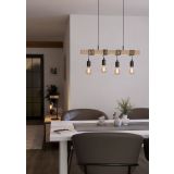 VISEČA SVETILKA-LESTENEC EGLO TOWNSHEND 4X10W LED E27