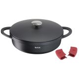 VISOKA PONEV IZ LITEGA ALUMINIJA S POKROVOM, TEFAL TRATTORIA, 28 CM