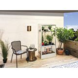 VITAVIA POLIS BALCONY GREENHOUSE 350 ESG STEEL FOUNDATION, ALU