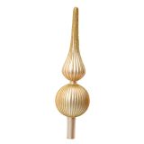 VRH ZA JELKO DECORIS ZLATA VIŠINA 31 CM VZOREC, SORTIRANO
