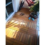 WPC DESKA ZA TERASO BAMBUSWPC KLIK PLOŠČA 3D TEAK 300X300X25 MM