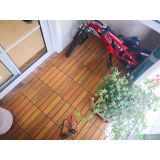 WPC DESKA ZA TERASO BAMBUSWPC KLIK PLOŠČA 3D TEAK 300X300X25 MM