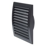 ZRAČNIK BREZ REGULACIJE VAFRA FASADNI PVC 150X150 ANTR. Z MUŠJO MREŽO, ZA CEV 100