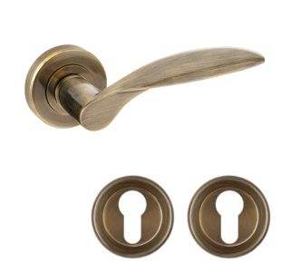 ALU KLJUKA ZA VRATA APECS 04109 AB-A CILINDER