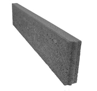 BETONSKI ROBNIK OBLAK GROUP 100X20X6 CM RAVEN CEMENTNO SIV