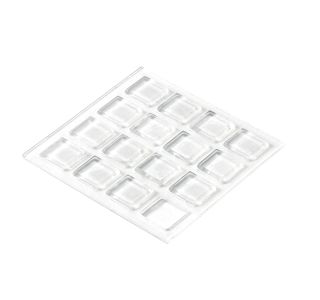 BLAŽILEC VRAT HETTICH DIY 10X10X2, SAMOLEPJIV, PROZOREN, V ZAVOJU JE 16 KOS