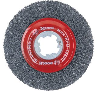 KROŽNA ŽIČNA ŠČETKA BOSCH 115 MM 0.3 MM X-LOCK