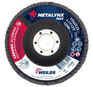 LAMELNI BRUSNI DISK POŠ. METALYNX 115X22.23MM K40 KERAMIKA