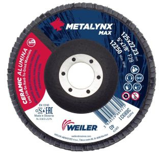 LAMELNI BRUSNI DISK POŠ. METALYNX 125X22.23MM K40 KERAMIKA