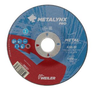 BRUSNA PLOŠČA ZA JEKLO METALYNX 125X6.5X22.23 MM A24S-BF