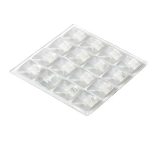BLAŽILEC VRAT HETTICH DIY 13X13X5, SAMOLEPJIV, PROZOREN, V ZAVOJU JE 16 KOS
