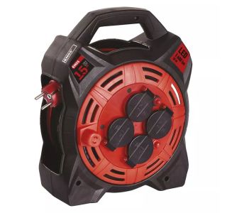 ROLETA - PVC VODNIK EMOS 15M H07RN-F 3X1.5 4XVTIČ. Z LED REF.20W, 1600LM