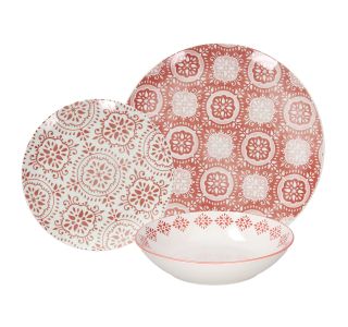 GARNITURA KROŽNIKOV TOGNANA 18 DELNA METROPOLIS CORAL