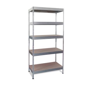 REGAL AR SHELVING 180X90X40 CM, 5 POLIC 175 KG/POLICO, GALVA