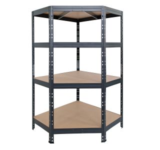 REGAL AR SHELVING 180X90X90X45 CM, KOTNI 4P 250 KG/POLICO GARAGE45