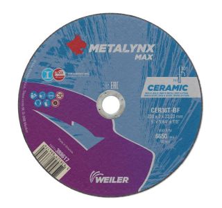 REZALNA PLOŠČA ZA RF METALYNX 230X2X22.23 MM KERAMIKA CER46T-BF