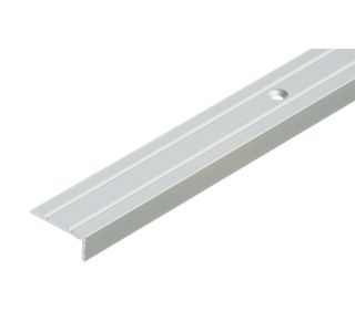 STOPNIŠČNI ALU PROFIL CEZAR 25X10MM 0.9M SREBRN