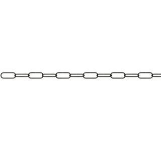 VERIGA DÖRNER + HELMER 2.5X29X15MM JEKLENA ČRNA OKRASNA ZAV=2.5M