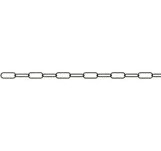 VERIGA DÖRNER + HELMER 2.8X35X15.6MM JEKLENA ČRNA OKRASNA ZAV=2.5M